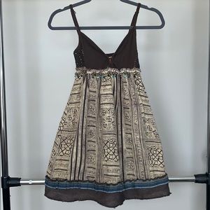 Free people linen embellished dress/tunic